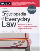 Nolos Encyclopedia Of Everyday Law Answers To Your Most Frequently Asked Legal Questions 7th Ed Shae Irving Nolo Firm