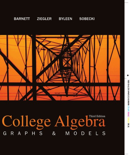College Algebra Graphs And Models 3rd Ed R Barnett Et Al