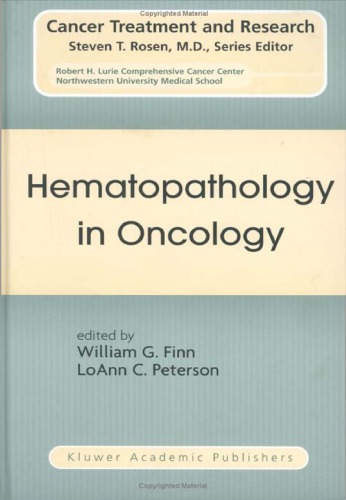 Hematopathology In Oncology W Finn L Peterson