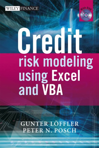 Credit Risk Modeling Using Excel And Vba Gunter Lffler Peter N Posch