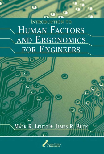 Introduction To Human Factors And Ergonomics For Engineers M Lehto