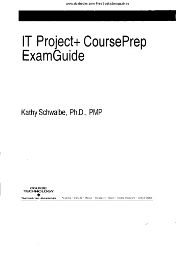 Course Tech It Project Course Prep Examguide K Schwalbe