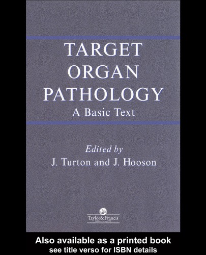 Target Organ Pathology A Basic Text J Turton J Hooson