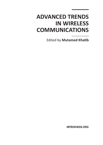 Advanced Trends In Wireless Communications M Khatib
