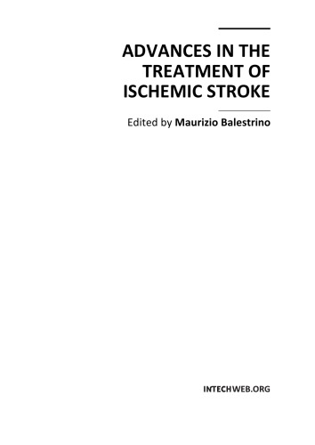 Advances In The Treatment Of Ischemic Stroke M Balestrino