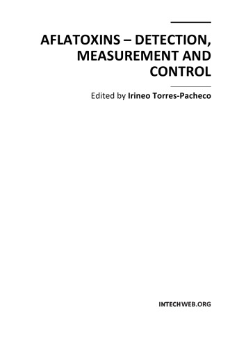 Aflatoxins Detection Measurement And Control I Torrespacheco