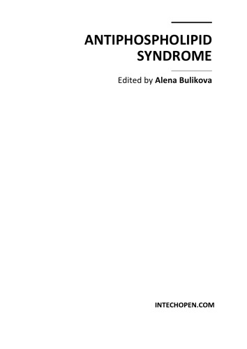 Antiphospholipid Syndrome A Bulikova