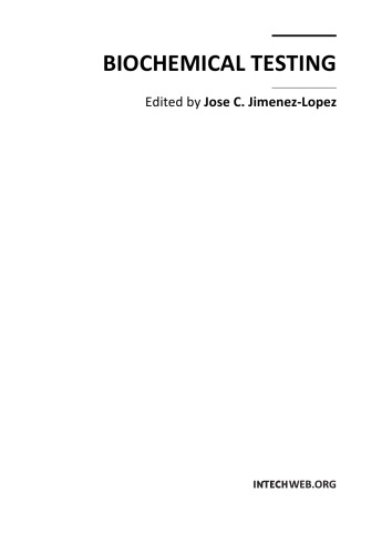 Biochemical Testing J Jimenezlopez