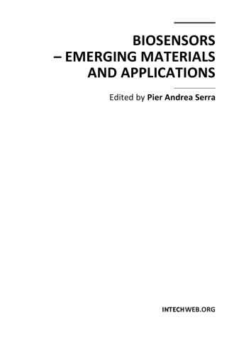 Biosensors Emerging Materials And Applications P Serra