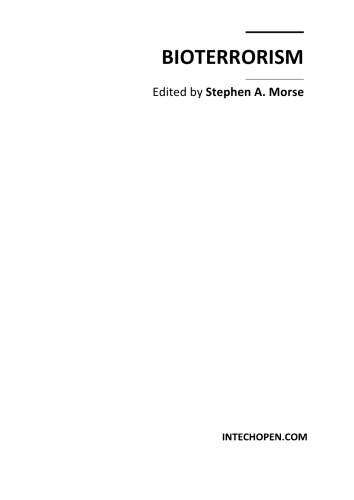 Bioterrorism S Morse