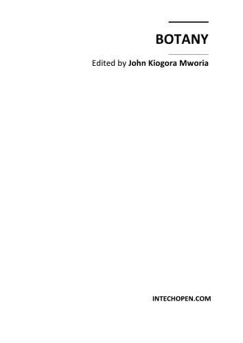 Botany J Mworia