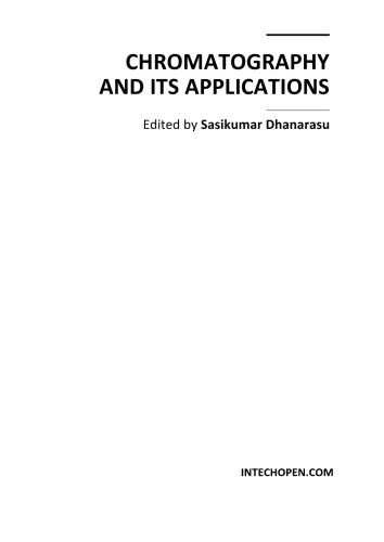 Chromatography And Its Applications Biological S Dhanarasu