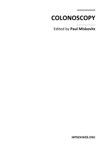 Colonoscopy P Miskovitz