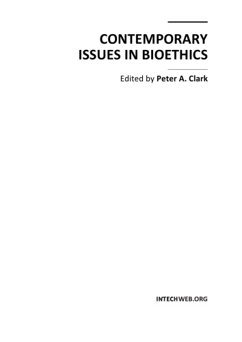 Contemporary Issues In Bioethics P Clark