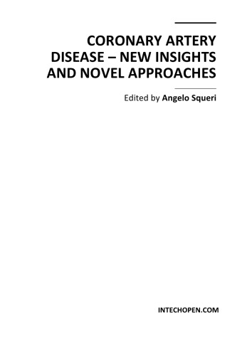 Coronary Artery Disease New Insights Novel Apprs A Squeri