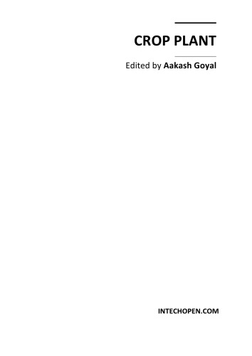 Article Crop Plant Aakash Goyal
