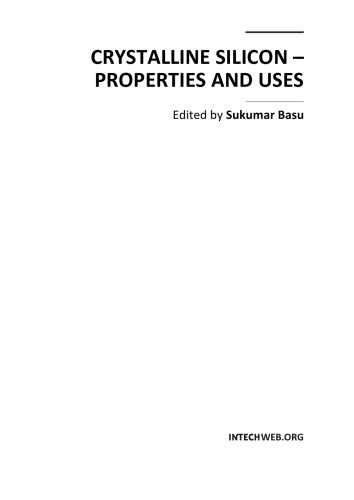 Crystalline Silicon Properties And Uses Mtls Sci S Basu