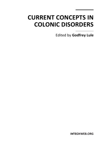 Current Concepts In Colonic Disorders G Lule
