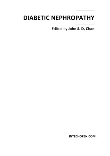 Diabetic Nephropathy J Chan