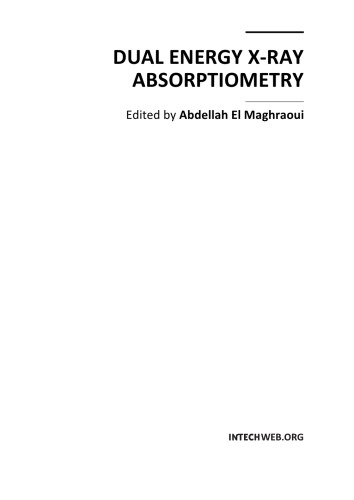 Dual Energy Xray Absorptiometry A Elmaghraoui