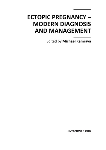 Ectopic Pregnancy Modern Diag And Mgmt M Kamrava