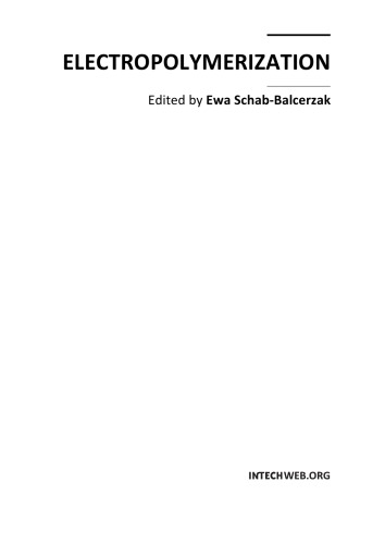 Electropolymerization E Schabbalcerzak