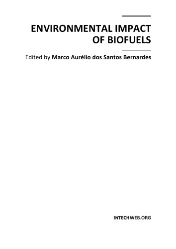 Environmental Impact Of Biofuels M Bernardes