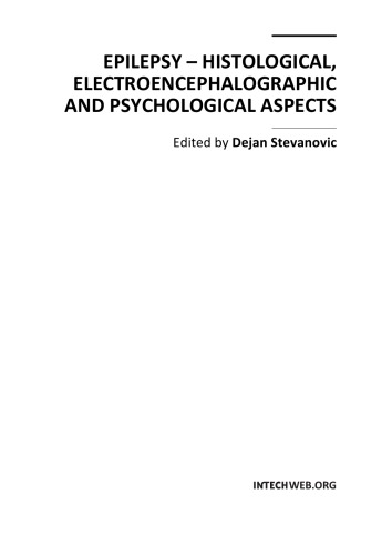 Epilepsy Histological Electroencephalographic Psych Aspects D Stevanovic