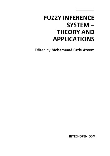 Fuzzy Inference System Theory And Applns Engineering M Azeem