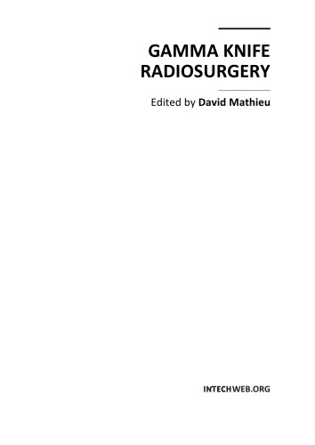 Gamma Knife Radiosurgery D Mathieu