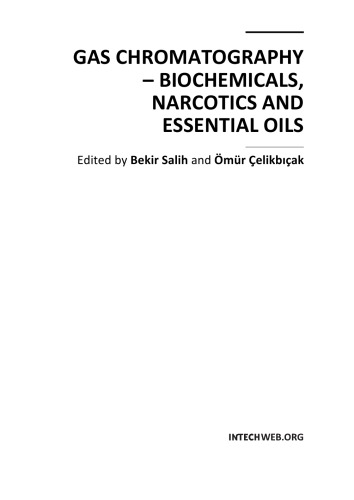 Gas Chromatography Biochemicals Narcotics Essen Oils B Salih