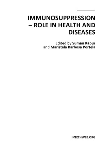 Immunosuppression Role In Health Diseases S Kapur Et Al