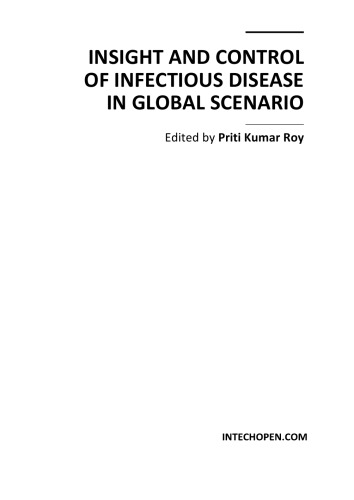 Insight And Control Of Infectious Disease In Global Scenario P Roy