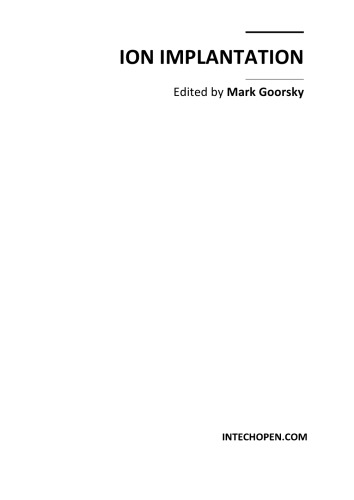 Ion Implantation M Goorsky