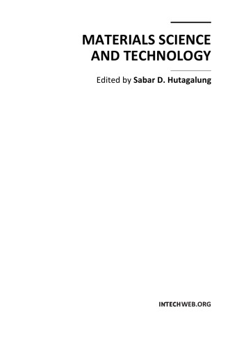 Materials Science And Technology S Hutagalung