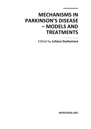 Mechanisms In Parkinsons Disease Mdls Trtmts J Dushanova