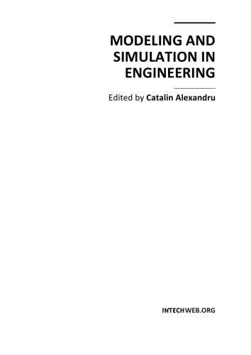 Modeling And Simulation In Engineering C Alexandru