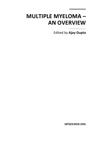 Multiple Myeloma An Overview A Gupta