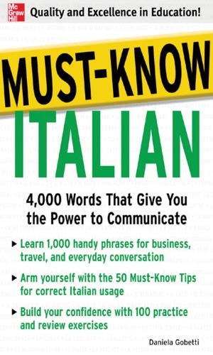 Mustknow Italian 4000 Words D Gobetti