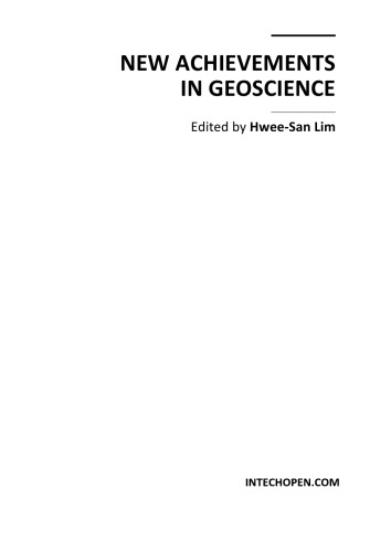 New Achievements In Geoscience H Lim