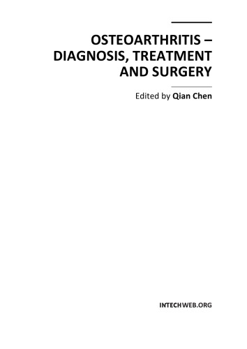 Osteoarthritis Diagnosis Treatment And Surgery Q Chen