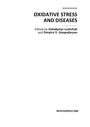 Oxidative Stress And Diseases V Lushchak Et Al
