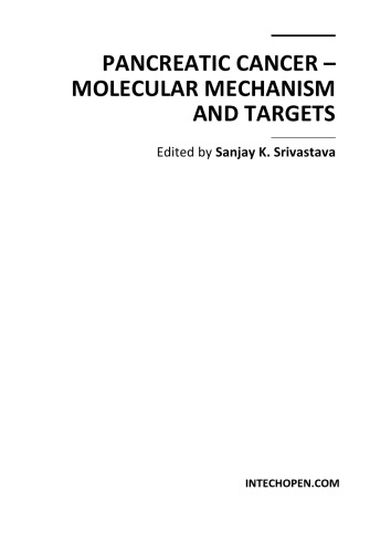 Pancreatic Cancer Molecular Mechanism And Targets S Srivastava