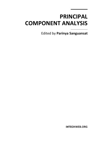 Principal Component Analysis Data Math Anal P Sanguansat