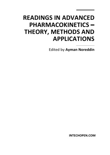 Readings In Adv Pharmacokinetics Theory Methods Applns A Noreddin