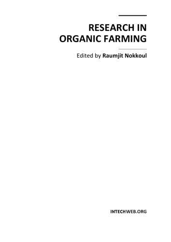 Research In Organic Farming R Nokkoul