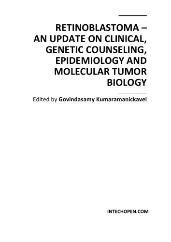 Retinoblastoma An Update On Clin Genetic Couns Etc G Kumarananickavel