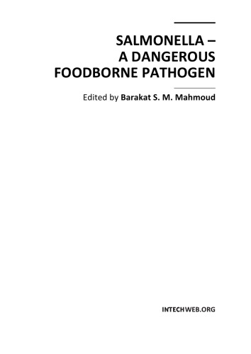 Salmonella A Dangerous Foodborne Pathogen B Mahmoud