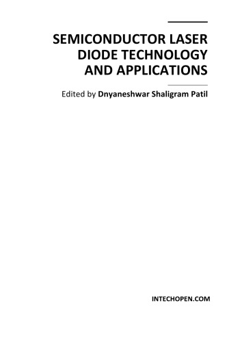 Semiconductor Laser Diode Technology And Applns D Patil