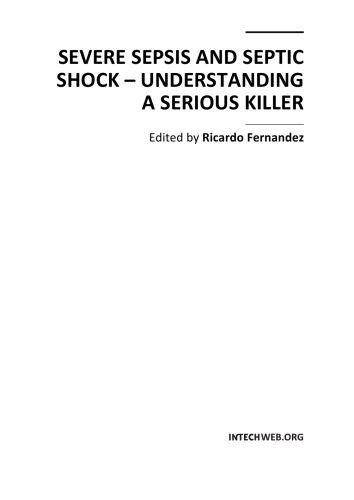 Severe Sepsis And Septic Shock Understanding A Serious Killer R Fernandez